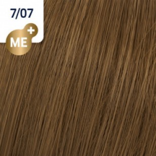 Wella Koleston Perfect ME+ -  Дълготрайна крем-боя за коса 7/07 Средно русо натурално кафяво 60 ml